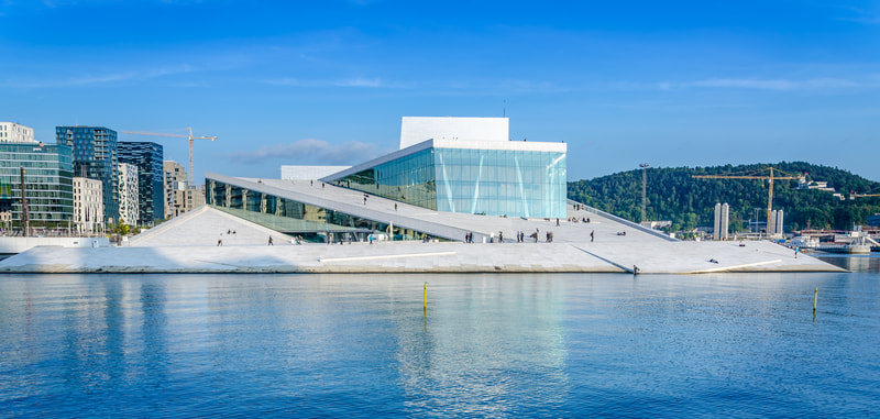 Oslo Operahuset taksluk med varmematte og filtervakt